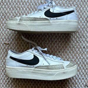 Nike blazer low platform. Size 7.5, closer to 8. Great condition, minor wear